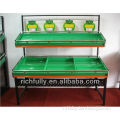 RFY-SO03 Durable and Luxurious Double Layer Fruit Vegetable Display Rack